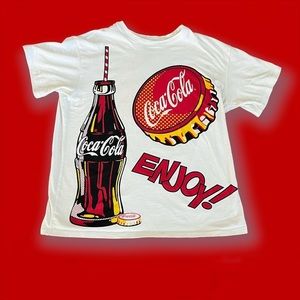 Artpop Coke-a-Cola white t-shirt!